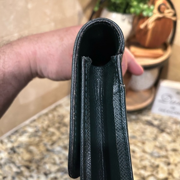 LOUIS VUITTON Serviette Kourad Briefcase Hand Bag Taiga Leather M30074 04YF148 - Picture 16 of 16